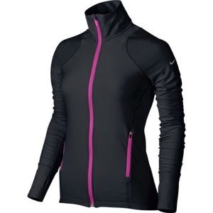 Nike Black Jacket with Pink Accents